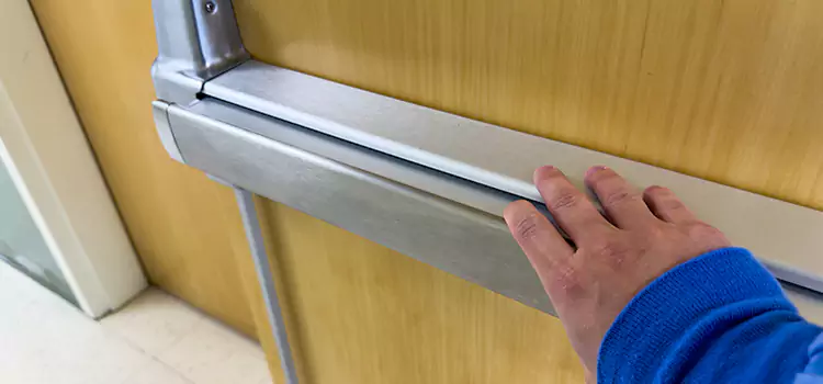 Installing a Push Bar on a Door Park Forest